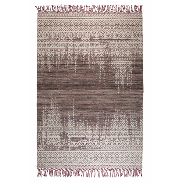 Luxury Furnitures Liv Hand Knotted Geometric Rug Wayfair